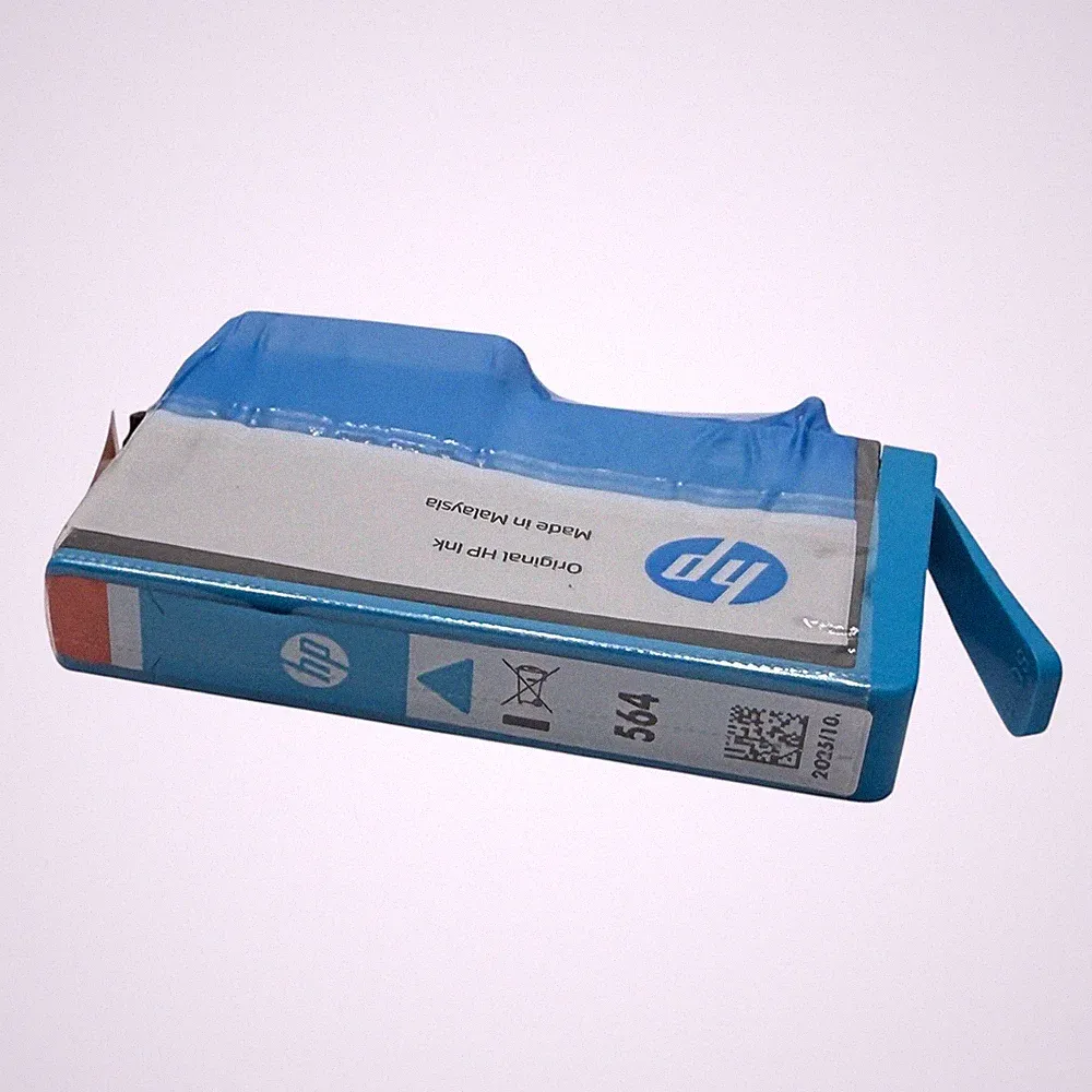 *09/25* Genuine HP 564 Standard Yield Black Printer Ink Cartridge SEALED -NO BOX