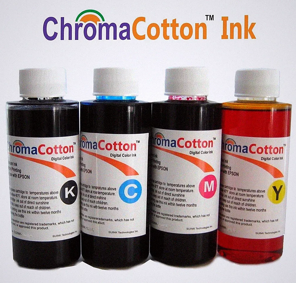 4 Colors C,M,Y,K dye-Inkjet Bulk Ink Refill chroma for inkjet printer 500ml