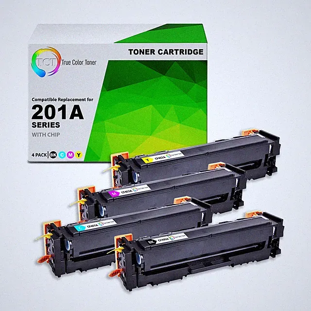 4Pk TCT 201A For HP CF400A CF401A CF402A CF403A LJ M277DW Compatible Toner