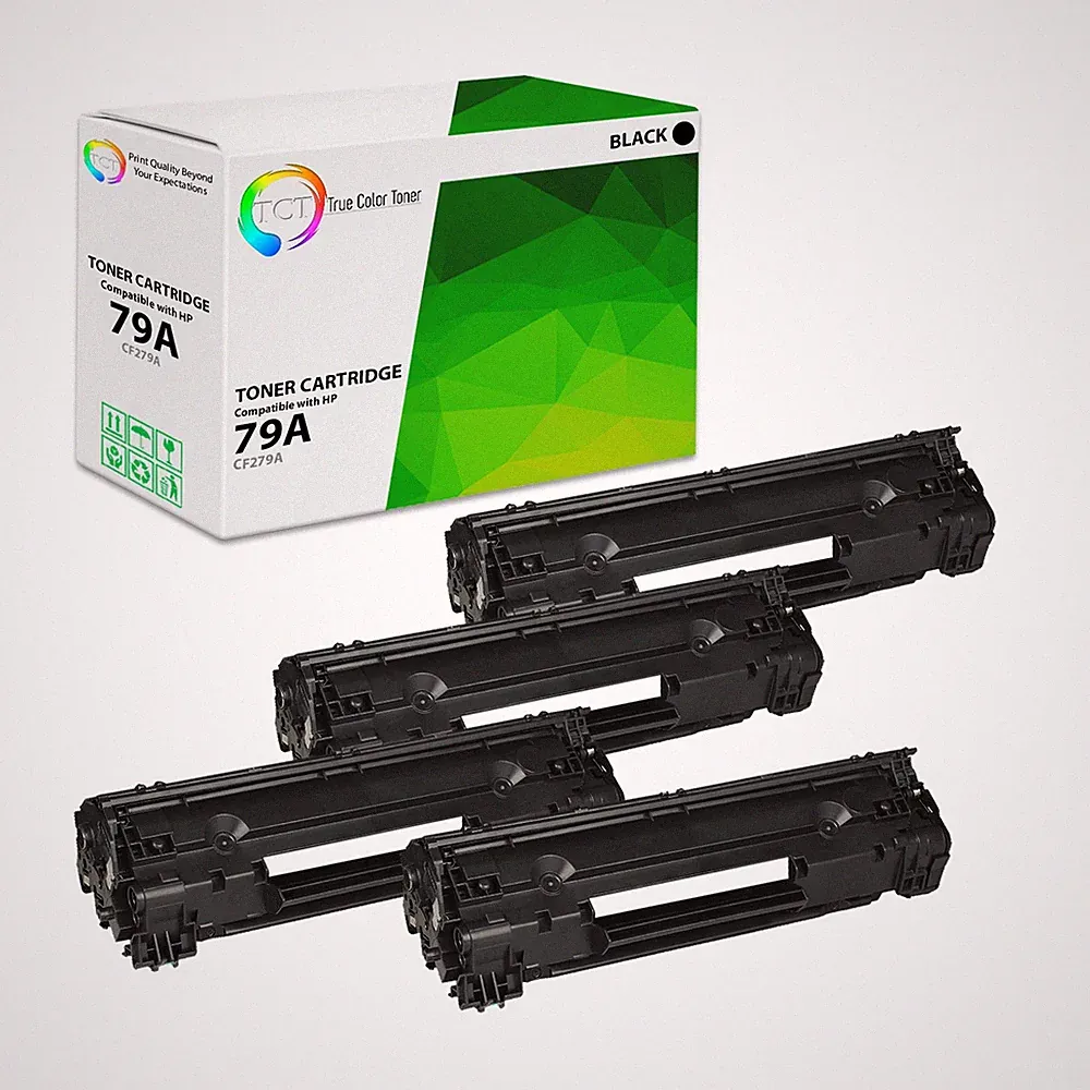 4Pk TCT CF279A 79A Black For HP Pro M12w M12a MFP M26nw M26 Compatible Cartridge