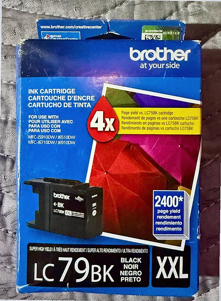 Brother Genuine OEM, LC79 BK XXL Super High Yield Ink Cartridge Black