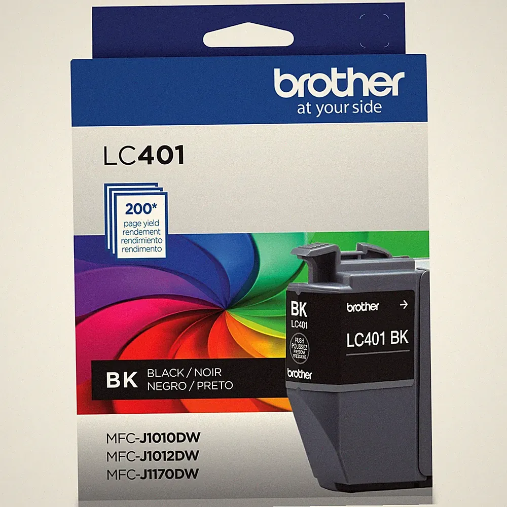 Brother LC401BK Standard Yield Black Ink Cartridge for MFC Printers