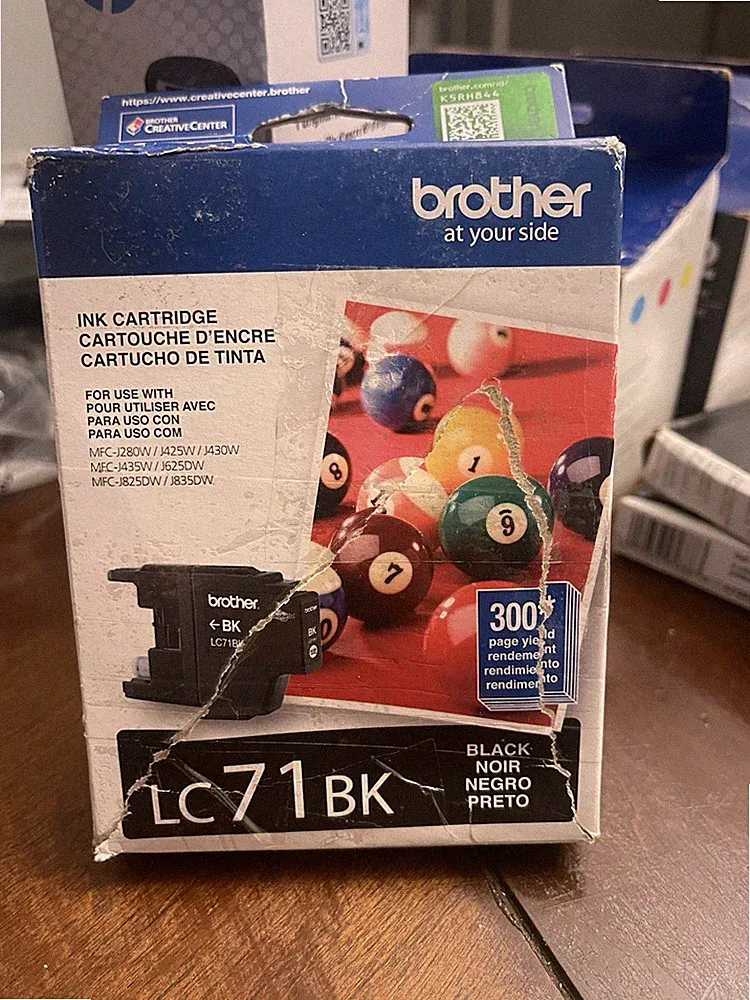 Brother LC71BK Black Ink Cartridge EXP 04/2023+