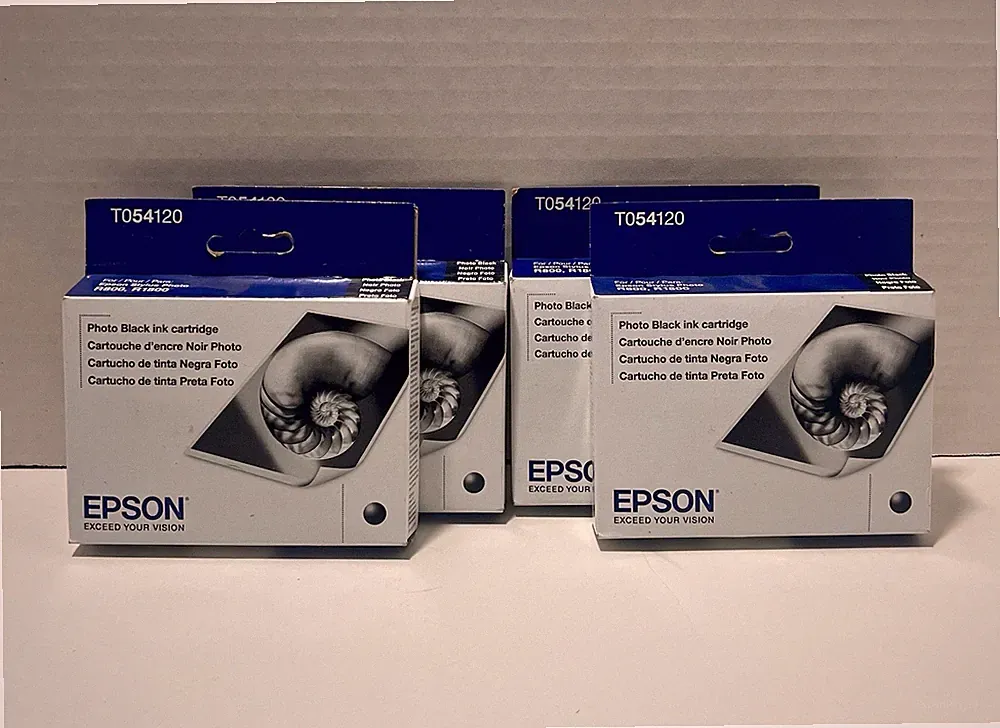 EPSON T054120 Photo Black Standard Yield Ink Cartridge