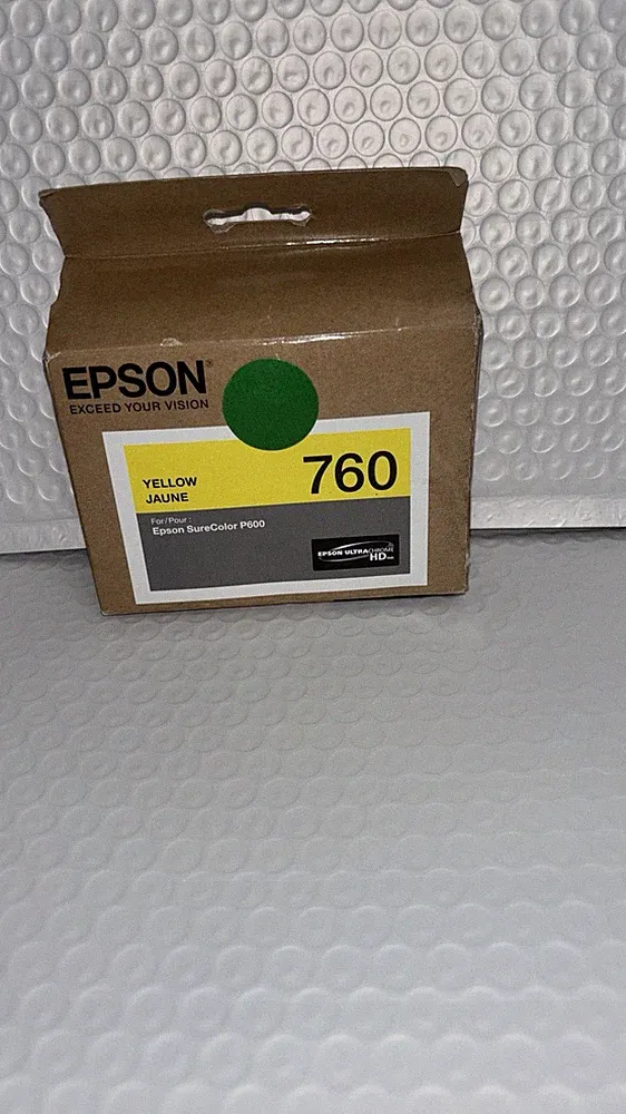 Epson Ultrachrome Hd Ink Cartridge - Yellow - Inkjet - Standard Yield