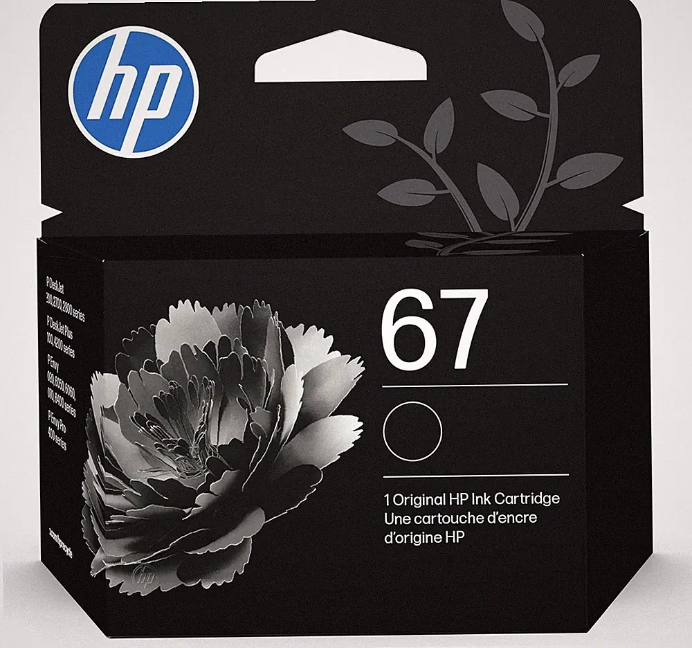 Genuine HP 67 Black Ink Cartridge ~ 120 pages 3YM56AN Original Exp - 01/28