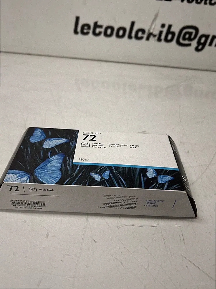 GENUINE HP 72 PHOTO BLACK STANDARD YIELD INK CARTRIDGE C9370A S-259