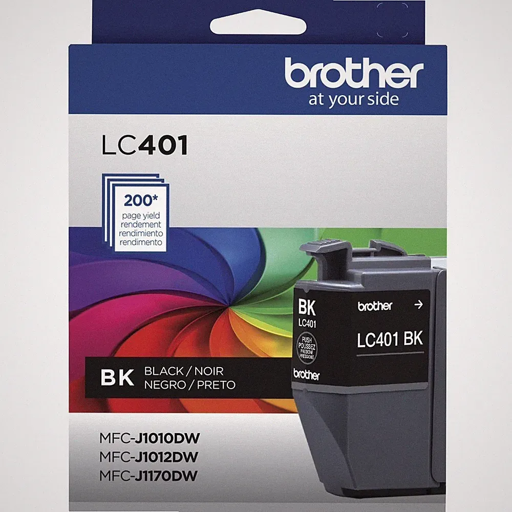 Genuine LC401BK Standard Yield Printer Ink Cartridge, Black
