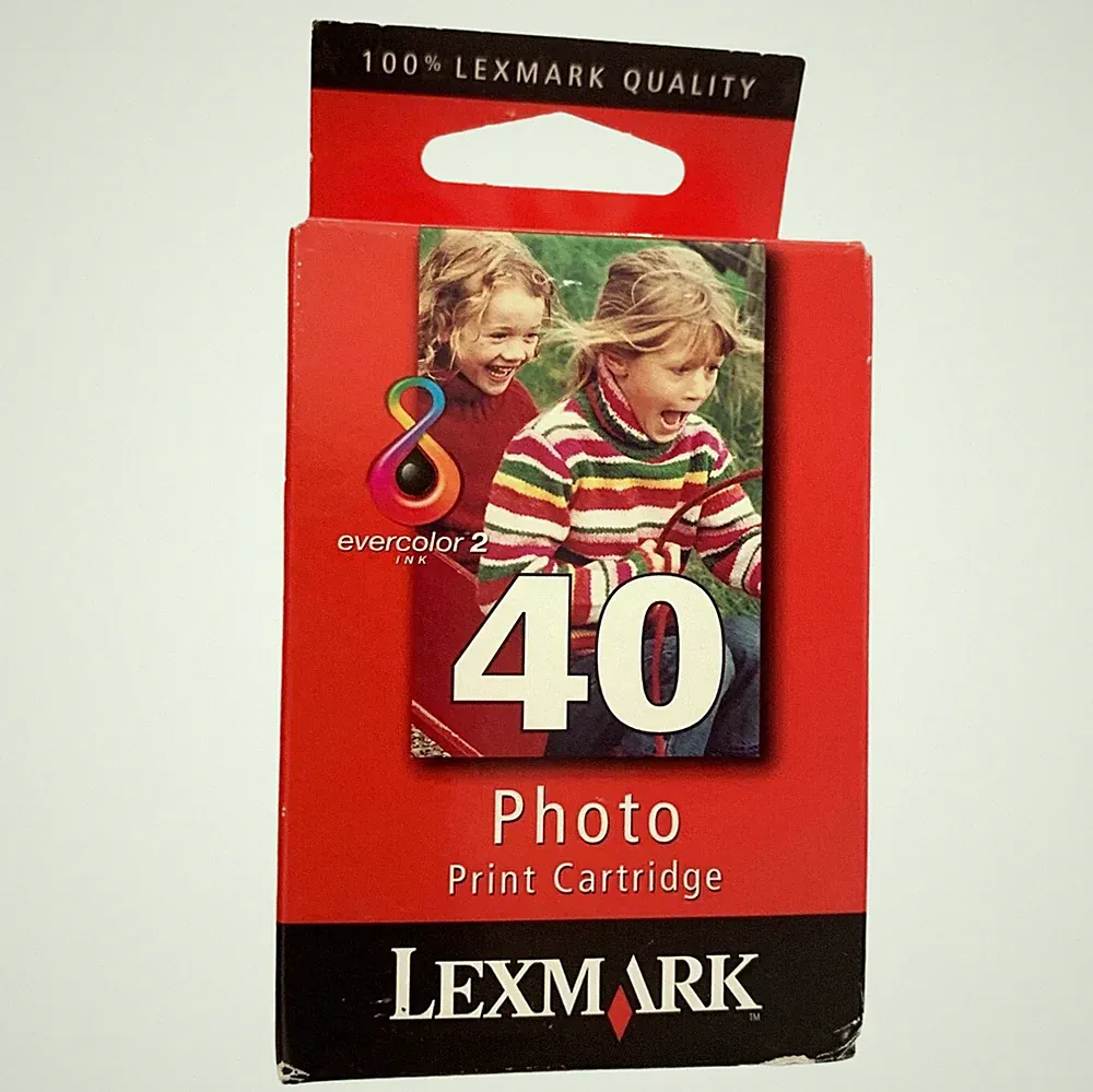 Lexmark #40 Photo Print Ink Cartridge Standard Yield Ink X9300 18Y0340